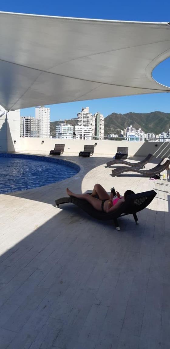 Beautiful Sea View Apartment Santa Marta  Bagian luar foto